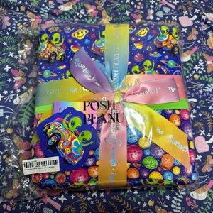 Posh Peanut Lisa Frank Zoomer & Zorbit Colorful Comets Luxe Patoo 60x60 Bamboo